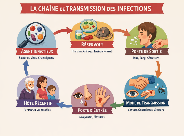 Chaîne de transmission des infections